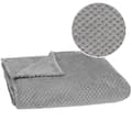 Miniatyrbild 1 av 4: Filt - SPRINGOS - Täcke 200x220 cm - 100% polyester - Grå - Mjuk konsistens