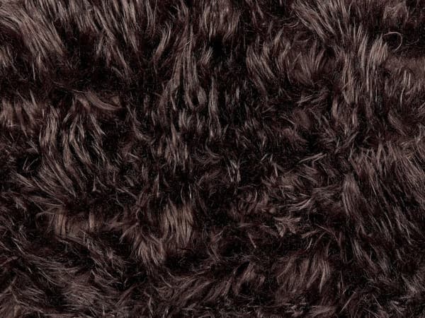 Överkast Brun Polyester Akryl 150 x 200 cm Fuskpäls Lättskött Mjuk Sovrum