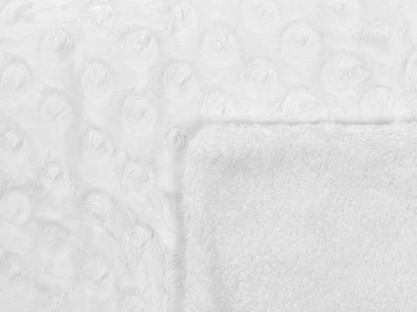 Sengeteppe Hvit Polyester 150 x 200 cm Fluffy Pledd Tekstil Tilbehør Dekorativt