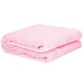 Miniatyrbild 3 av 4: Filt - SPRINGOS - Sicksack - 70 x 160 cm - Polyester - Babyrosa