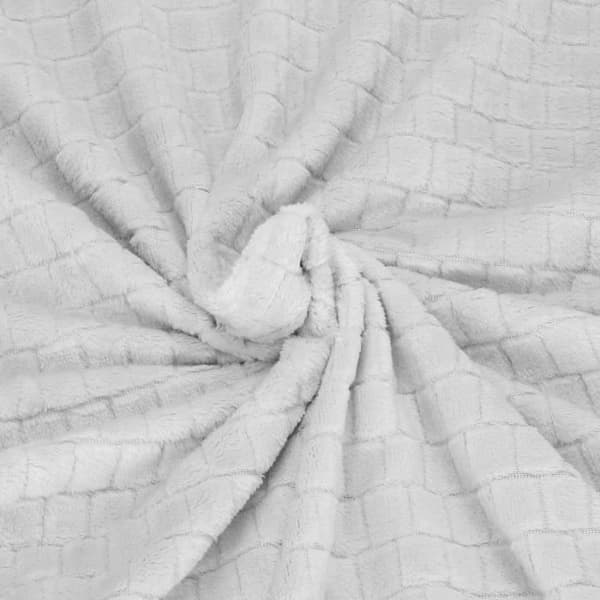 SPRINGOS® Mysig filt 170 x 210 cm Inomhusfilt Sängöverkast Textur Våffelmönster Mjuk Varm Pläd