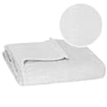 Miniatyrbild 1 av 4: SPRINGOS® Mysig filt 170 x 210 cm Inomhusfilt Sängöverkast Textur Våffelmönster Mjuk Varm Pläd