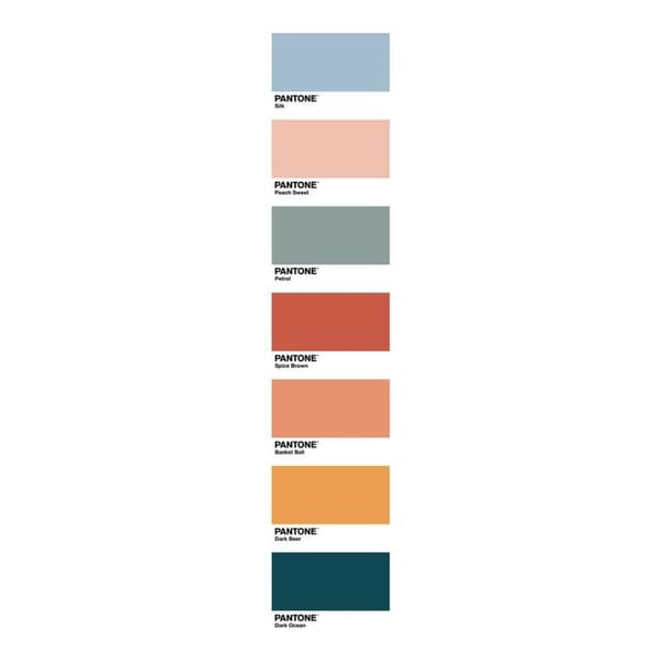 Påslakan Fun Deck C Pantone - UK king size-säng (240 x 220 cm)
