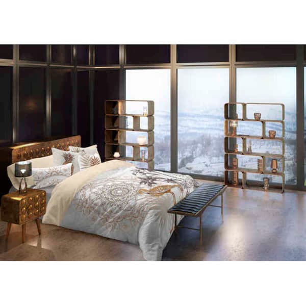 Påslakan Naturals Golden - UK king size-säng (240 x 220 cm)