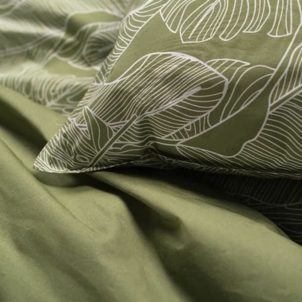 Påslakan SUNSHINE TODAY Floral Grön 240 x 260 cm