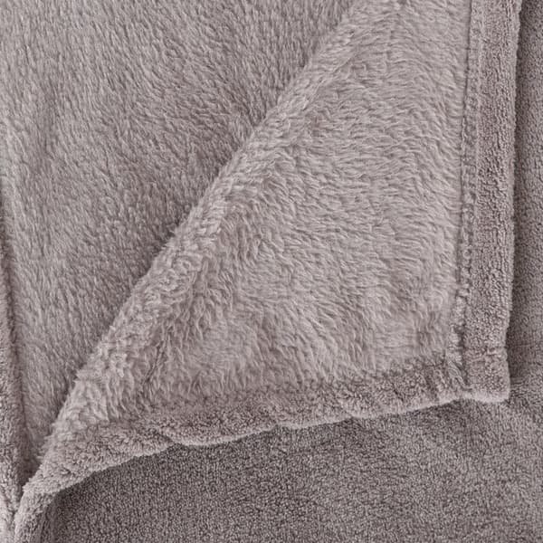 Mikrofiberfilt 180 x 230 cm Atmosphera - Ljusgrå