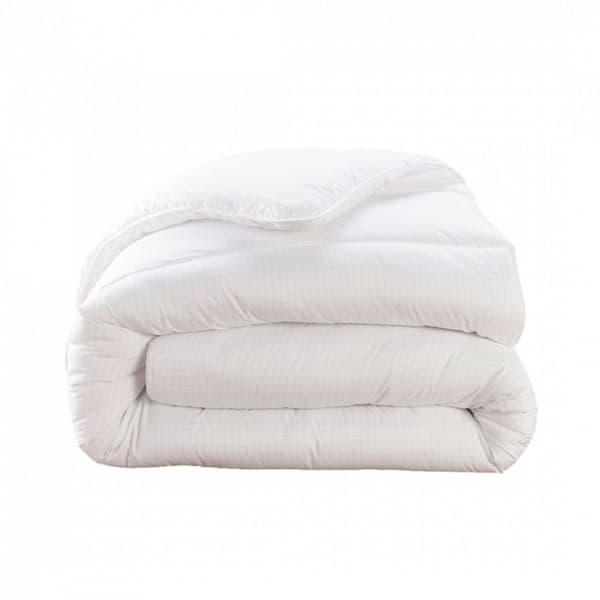 Couette Total Protect 100% polyesterfiber VOLUPT'AIR® Dodo - Vit - 140 x 200 cm för enkelsäng