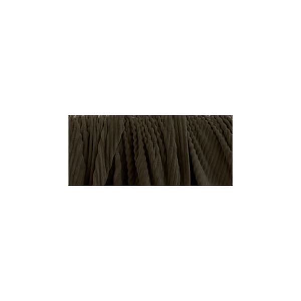 "Dolce" ribbad mikrosammetsfilt 150 x 200 cm Toison d'or - Dolce Acier - 150 x 200 cm