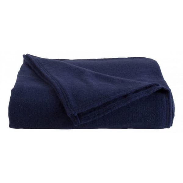 100 % ren jungfrulig ullfilt "Champery" Toison d'Or - Champery Minuit - 180 x 240 cm