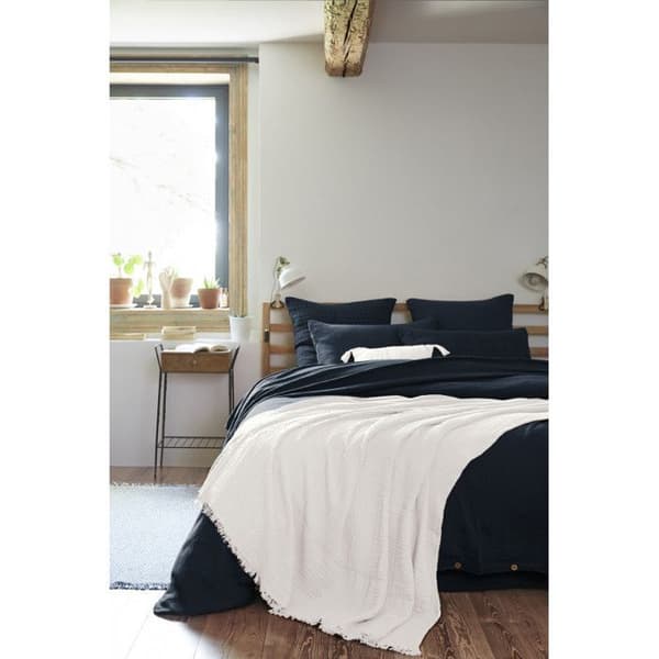 Fransfilt "Gaïa" alla storlekar "Cotton Gauze" - Gaïa Chantilly - 130 x 160 cm