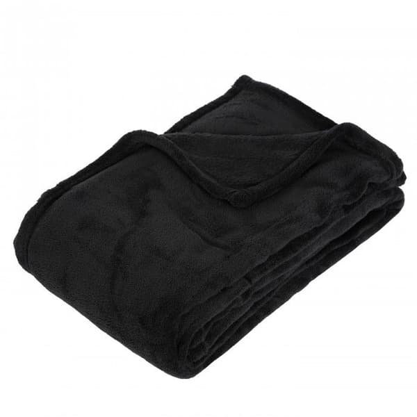 Mikrofiberfilt 125 x 150 cm Atmosphera - Svart