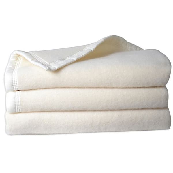 Filt 100% Pure Virgin Wool Dubbelsidig "Volta" 500 gr/m² Toison d'Or - Färg: Blekt Naturlig Volta - Filtstorlek