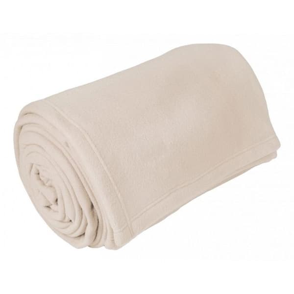 Fleecefilt "Teddy Non-fire - Standard NF EN ISO 12952" alla storlekar Golden Fleece - Naturlig Teddy - 220 x 240 cm