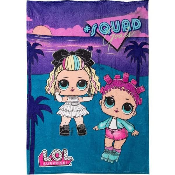Lol Surprise Fleece Pläd 100x140 cm