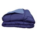 Miniatyrbild 1 av 6: Tvåfärgad varm överkast Gamme Mikrofiber "Cocoon Brandsäker - Standard NF EN ISO 12952" alla storlekar Toison d'or - Cocoon Gitane Azur
