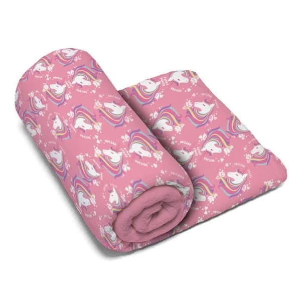 Arditex filt Unicorn tjejer 150 x 95 cm polyester rosa