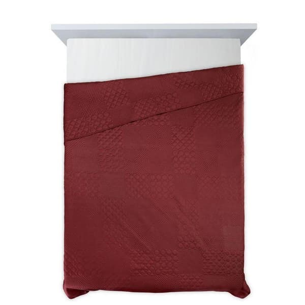 Sängöverkast D91 BONI 5 220 X 240 CM TEGELRÖTT
