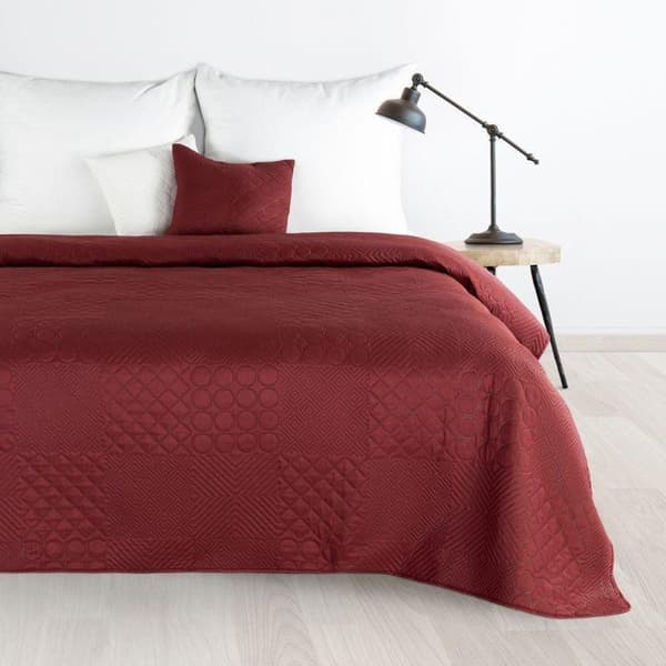 SENGETÆPNE D91 BONI 5 220 X 240 CM MULDSTENSRØD