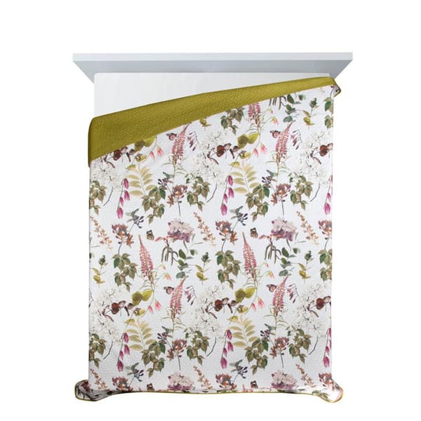 SENGETÆPNE D91 ROSA 220 X 240 CM HVID