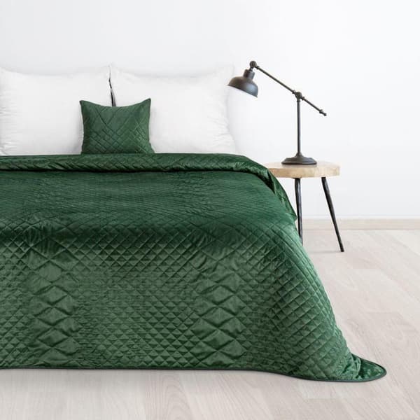 SENGETÆNDE D91 LUIZ 3 220 X 240 CM MØRKEGRØN