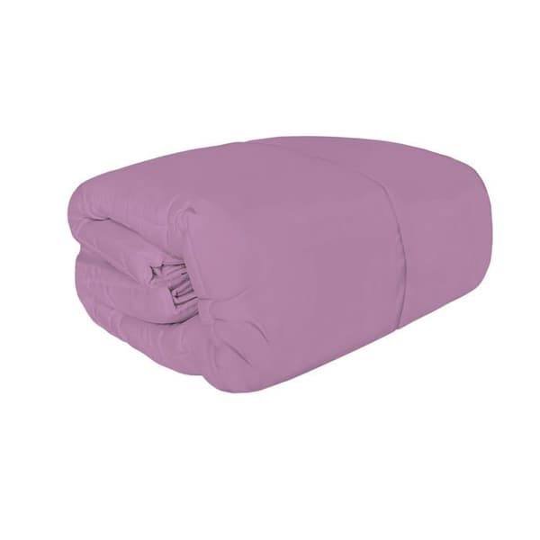 Mb home italien - B-II-BI-IT-2P-06-lilla/panna - Italienskt Sängkläder Dubbeltäcke Vintertäcke Italien, Lilac/Creme, 2 Platser