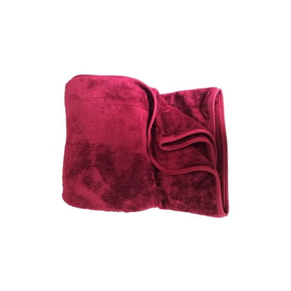 Pläd - Wellsoft - Vanlig - Röd - 200x220 cm - Soft touch