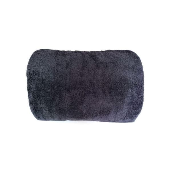 Pläd - Wellsoft - Plain Black - 200x220 cm - Soft touch - Polyester