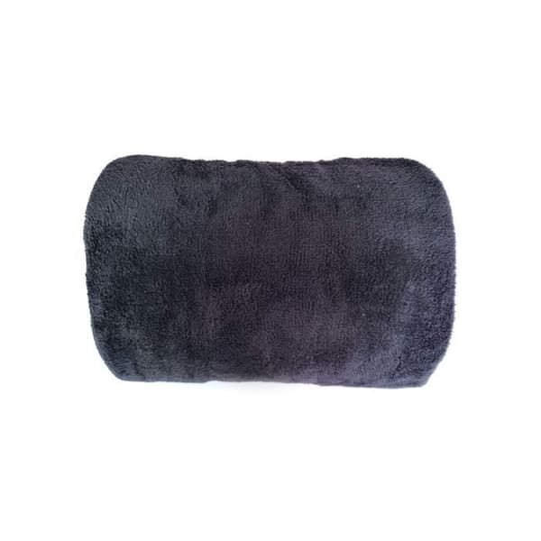 Pläd - Wellsoft - Plain Black - 200x220 cm - Soft touch - Polyester