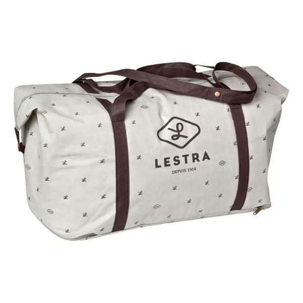 Couette "Fjord Grand Hotel" Légère Jumelable Satin av bomull rutig Lestra - Vit - 220 x 240 cm för 2-personers säng