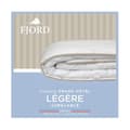 Miniatyrbild 6 av 6: Couette "Fjord Grand Hotel" Légère Jumelable Satin av bomull rutig Lestra - Vit - 220 x 240 cm för 2-personers säng