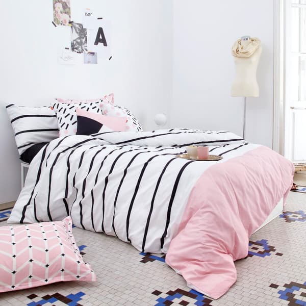 Påslakan HappyFriday Blanc Blush  Multicolour 180 x 220 cm