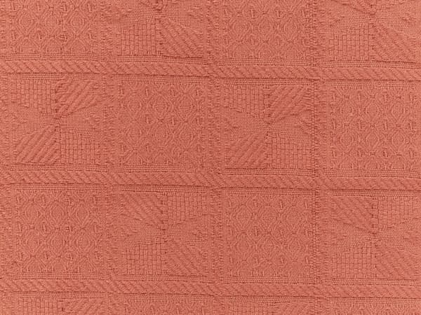 Överkast Röd Bomullstyg 200 x 220 cm Mönster Dekorativ Pläd Sängkläder Klassisk Design Sovrum