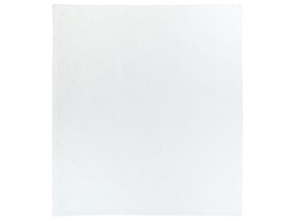 Överkast Vit Polyestertyg 220 x 240 cm Präglat mönster Dekorativt överkast Sängkläder Klassisk design Sovrum