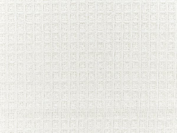Sengeteppe Lys Beige Bomull 220 x 240 cm med Ensfarget Mønster Dekorativt Sengetøy Soverom
