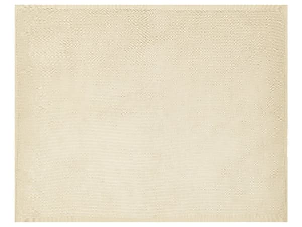 Sengeteppe Beige Bomull 150 x 200 cm Dekorativt Sengetøy med Klassisk Design Soverom