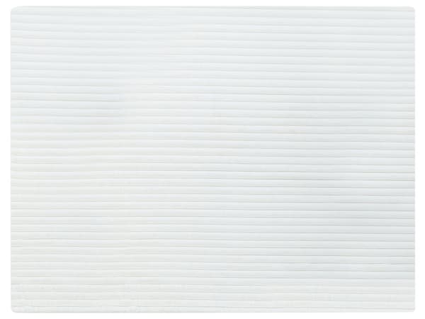 Dekorativ Sängpläd Vit Polyester 150 x 200 cm Mjukt tyg Sovrum