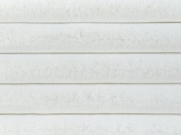 Dekorativ Sängpläd Vit Polyester 150 x 200 cm Mjukt tyg Sovrum