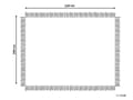 Pikkukuva 3 / 5: Päiväpeitto luonnonvalkoinen puuvilla 200 x 220 cm konepestävä hapsuilla suorakulmainen perinteinen tyyli