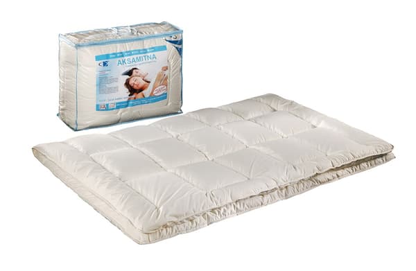Anti-allergiskt täcke 140x200 Sammet ekri 100% mikrofiber AMW