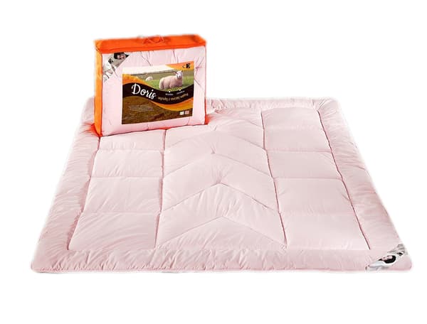 Ulddyne 160x200 Doris pink 1,60 kg mikrofiber 100% AMW