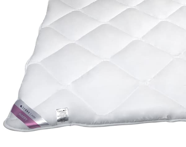 Anti-allergisk dyne 200x220 Happy Maxx Duo, hvid polyester mikrofiber Inter Widex