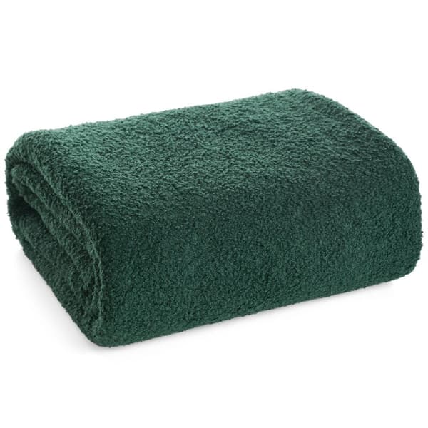 Tæppe sengetæppe 150x200 Bukla grøn mørk fåremikrofiber Eurofirany