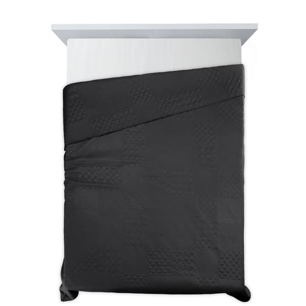 Koristeellinen päiväpeite 170x210 Boni 5 musta geometrinen