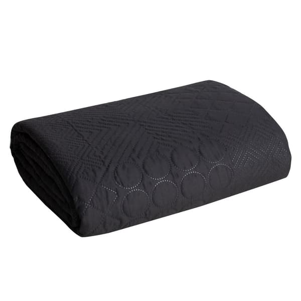 Koristeellinen päiväpeite 170x210 Boni 5 musta geometrinen