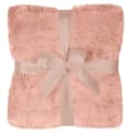 Miniatyrbillede 1 af 2: Microfiber tæppe 130x170 Nappa pink jacquard Domarex