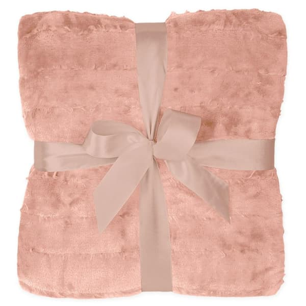 Microfiber tæppe 130x170 Nappa pink jacquard Domarex