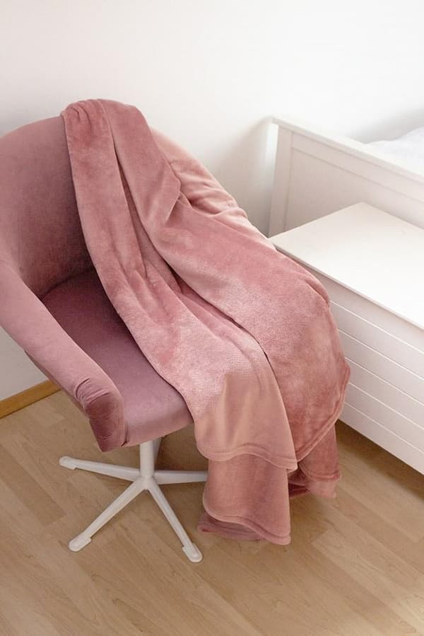 Mikrofiberfilt 130x170 Siglo mörkrosa Faro