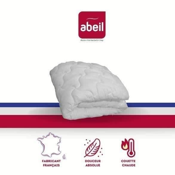 ABEIL Varm tröstare Douceur Absolue 200x200 cm vit