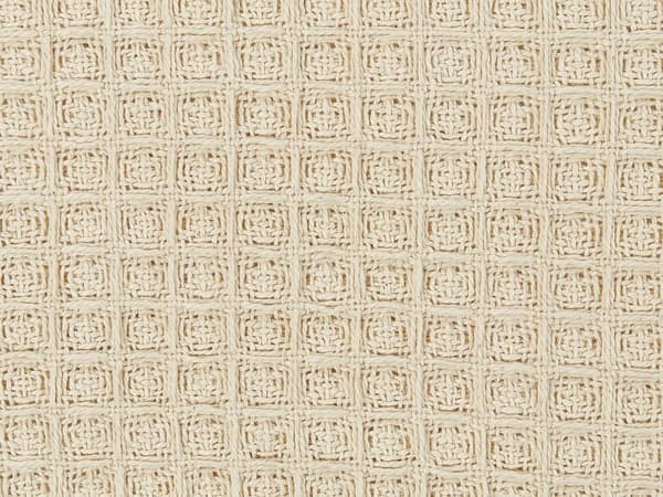 Päiväpeite beige puuvilla 220 x 240 cm vohvelikangas moderni perinteinen tyyli