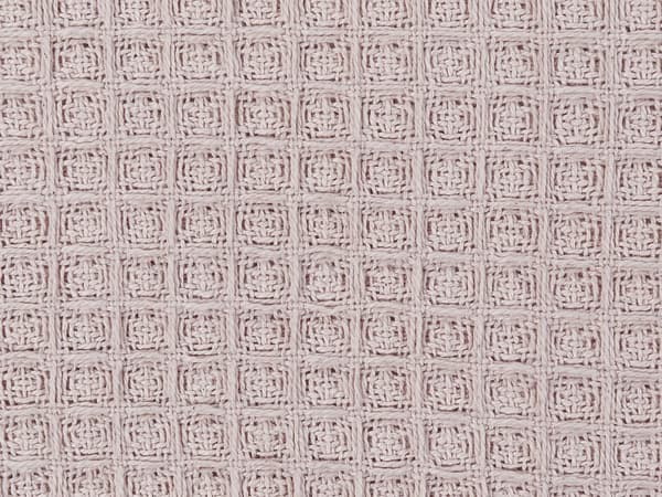 Överkast Pastellrosa Bomull 200 x 220 cm Våffelmönster Sängöverkast Vardagsrum Sovrum Textilier